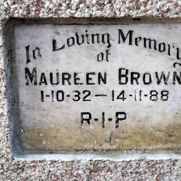 BROWN Maureen 1932-1988