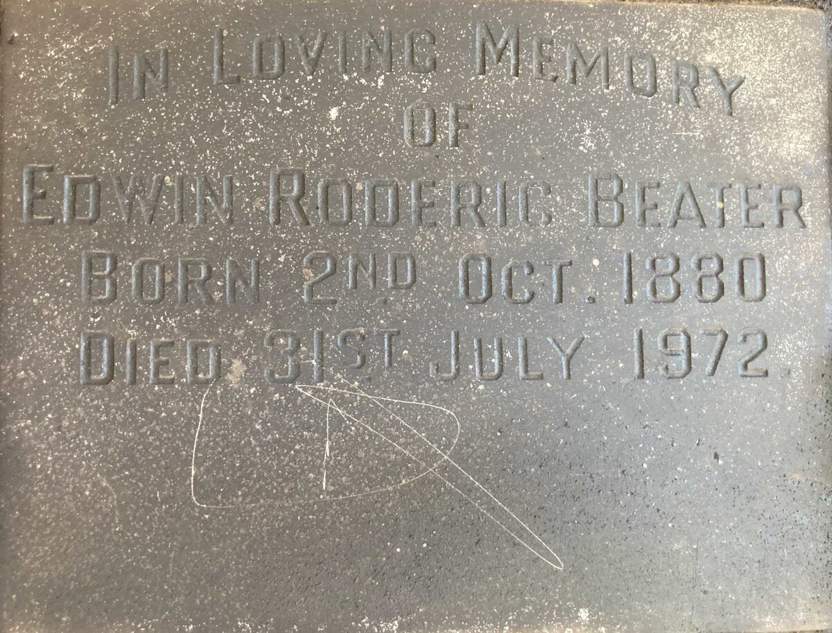 BEATER Edwin Roderic 1880-1972