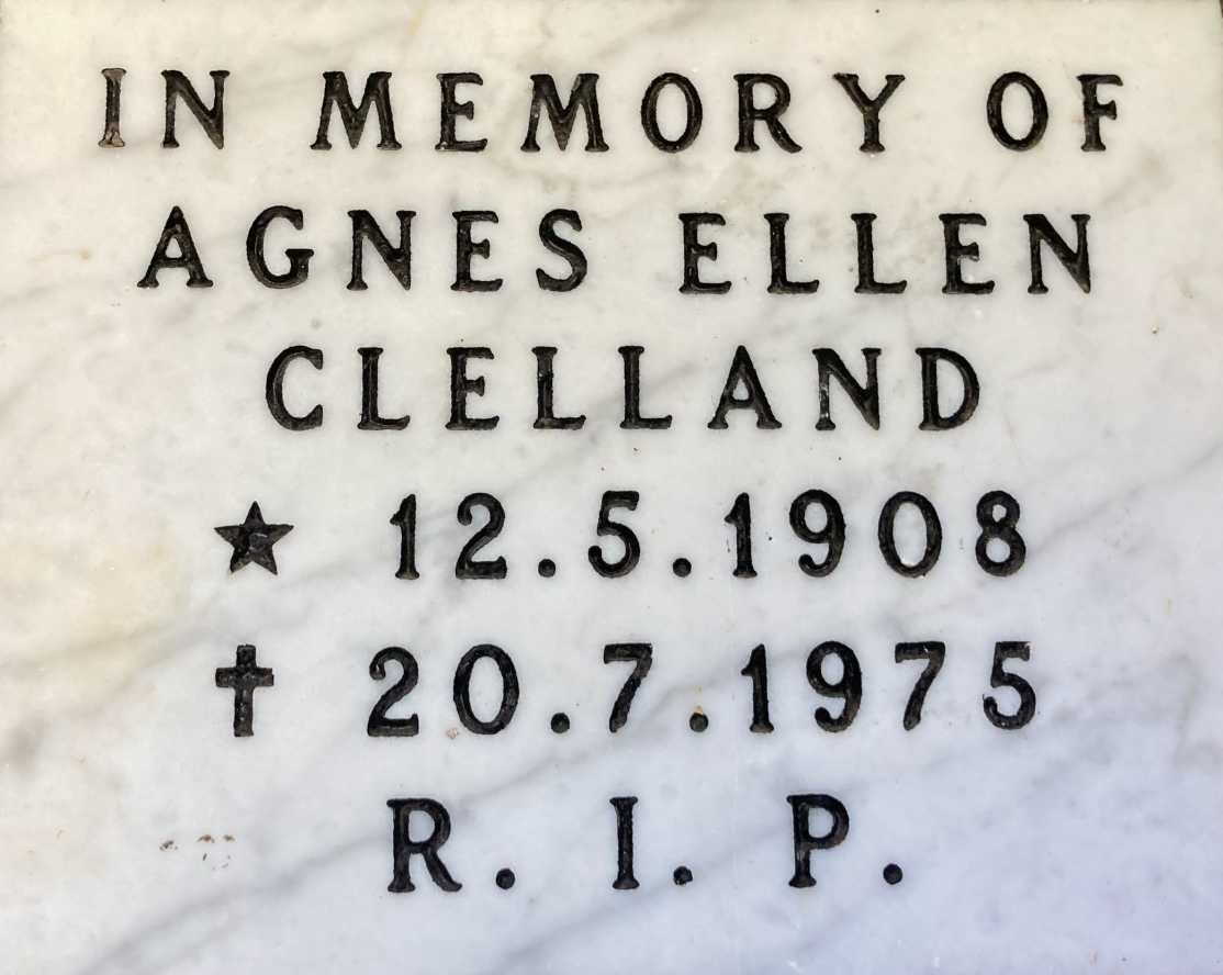 CLELLAND Agnes Ellen 1908-1975