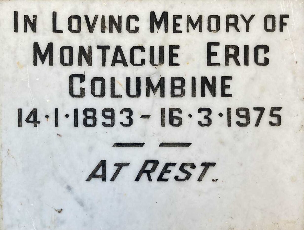 COLUMBINE Montague Eric 1893-1975