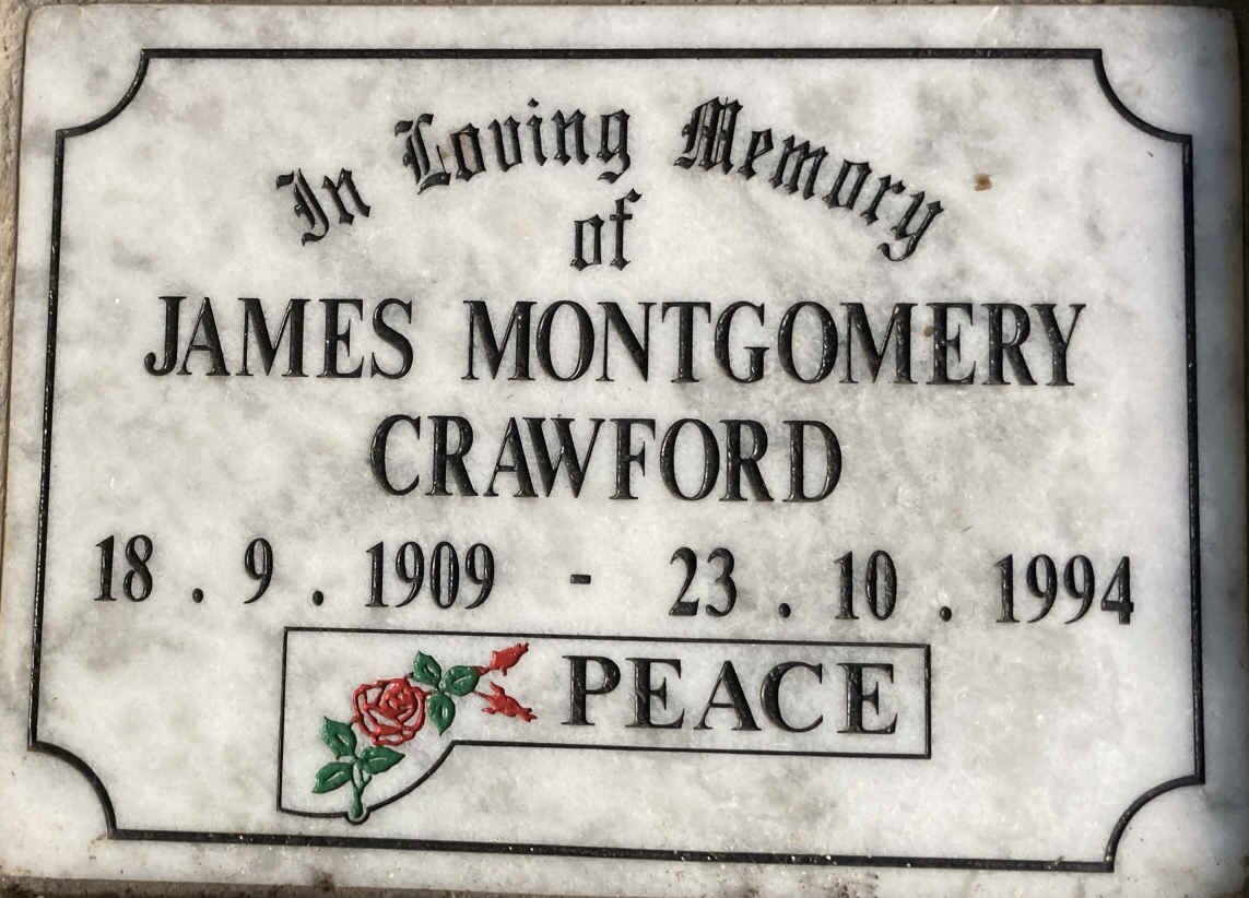 CRAWFORD James Montgomery 1909-1994