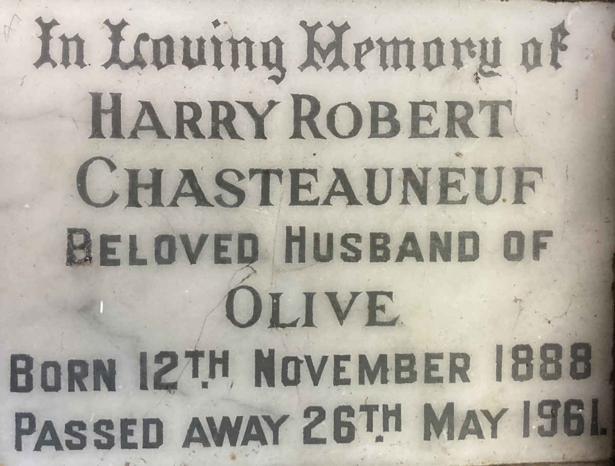 CHASTEAUNEUF Harry Robert 1888 -1961