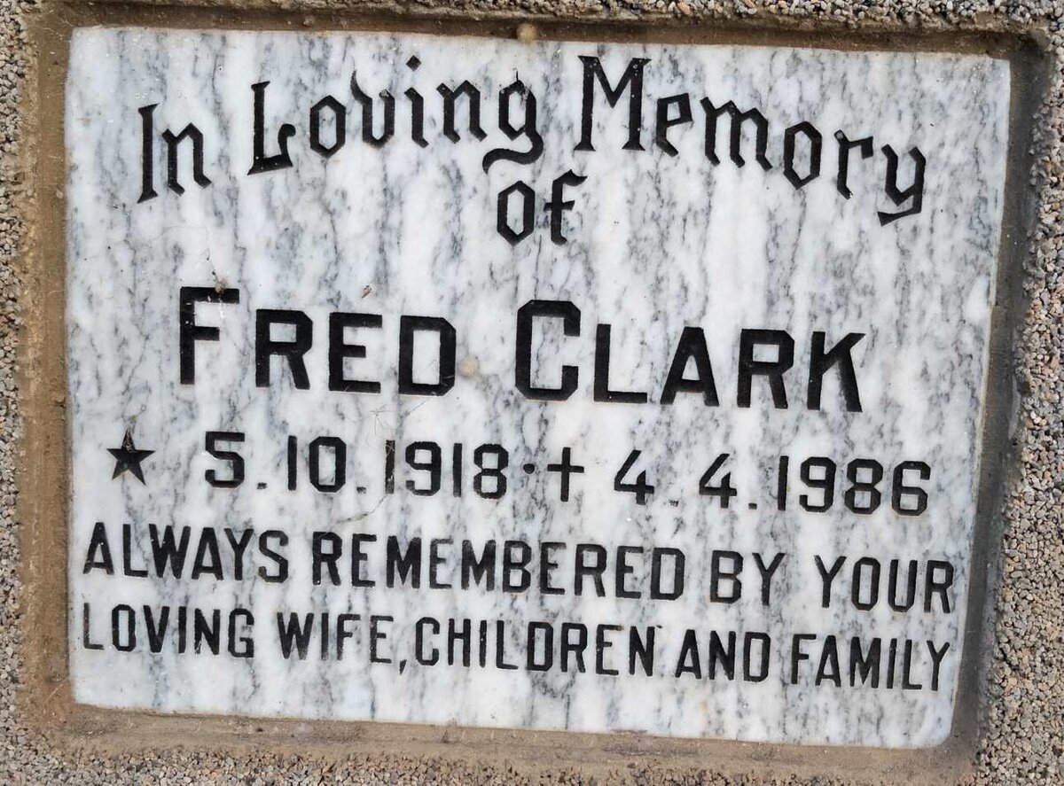 CLARK Fred 1918-1986