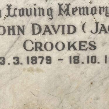 CROOKES John David 1879-1961