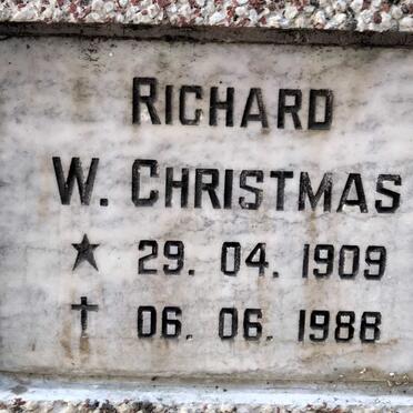 CHRISTMAS Richard W. 1909-1988