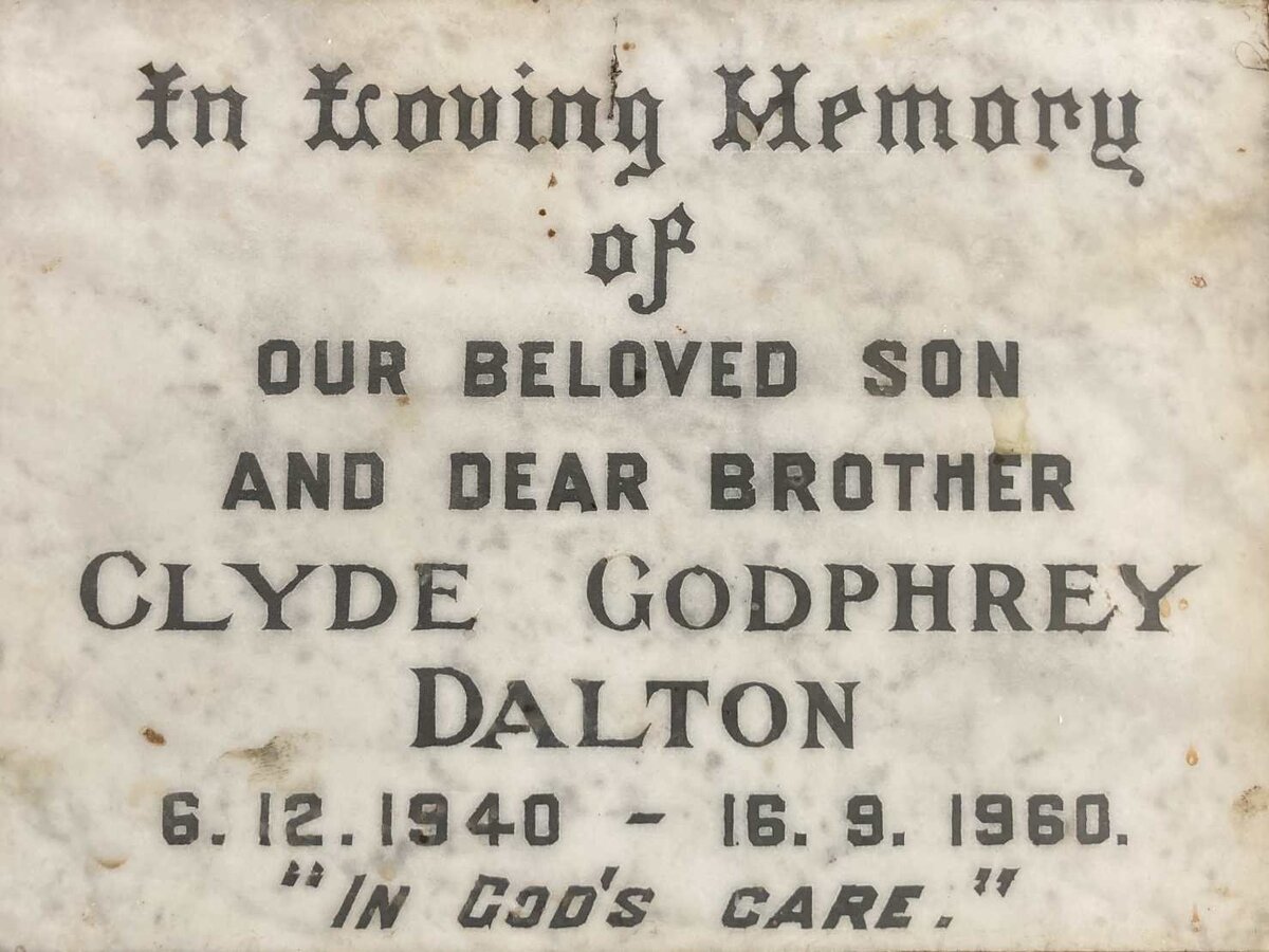 DALTON Clyde Godphrey 1940-1960