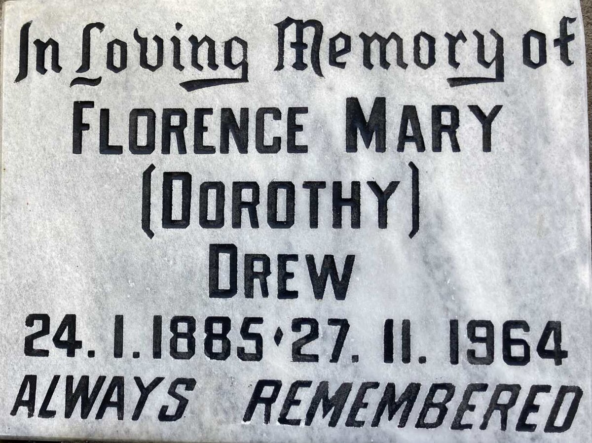 DREW Florence Mary 1885-1964