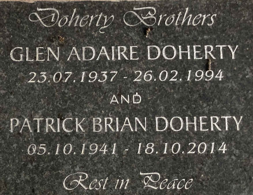 DOHERTY Glen Adaire 1937-1994 :: DOHERTY Patrick Brian 1941-2014
