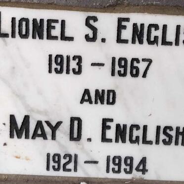 ENGLISH Lionel S. 1913-1967 & May D. 1921-1994