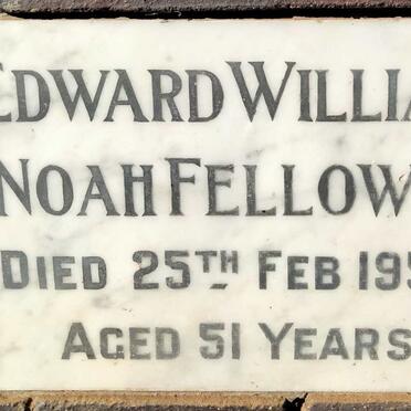 FELLOWS Edward William Noah -1952