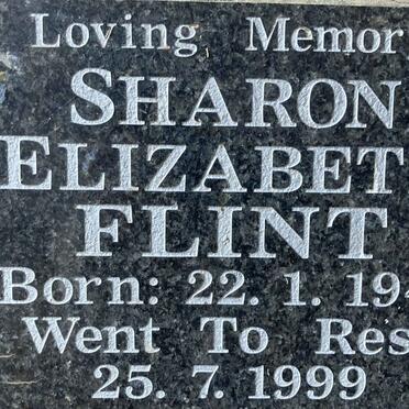 FLINT Sharon Elizabeth 1949-1999