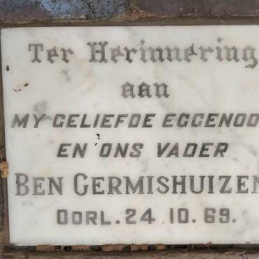 GERMISHUIZEN Ben -1969