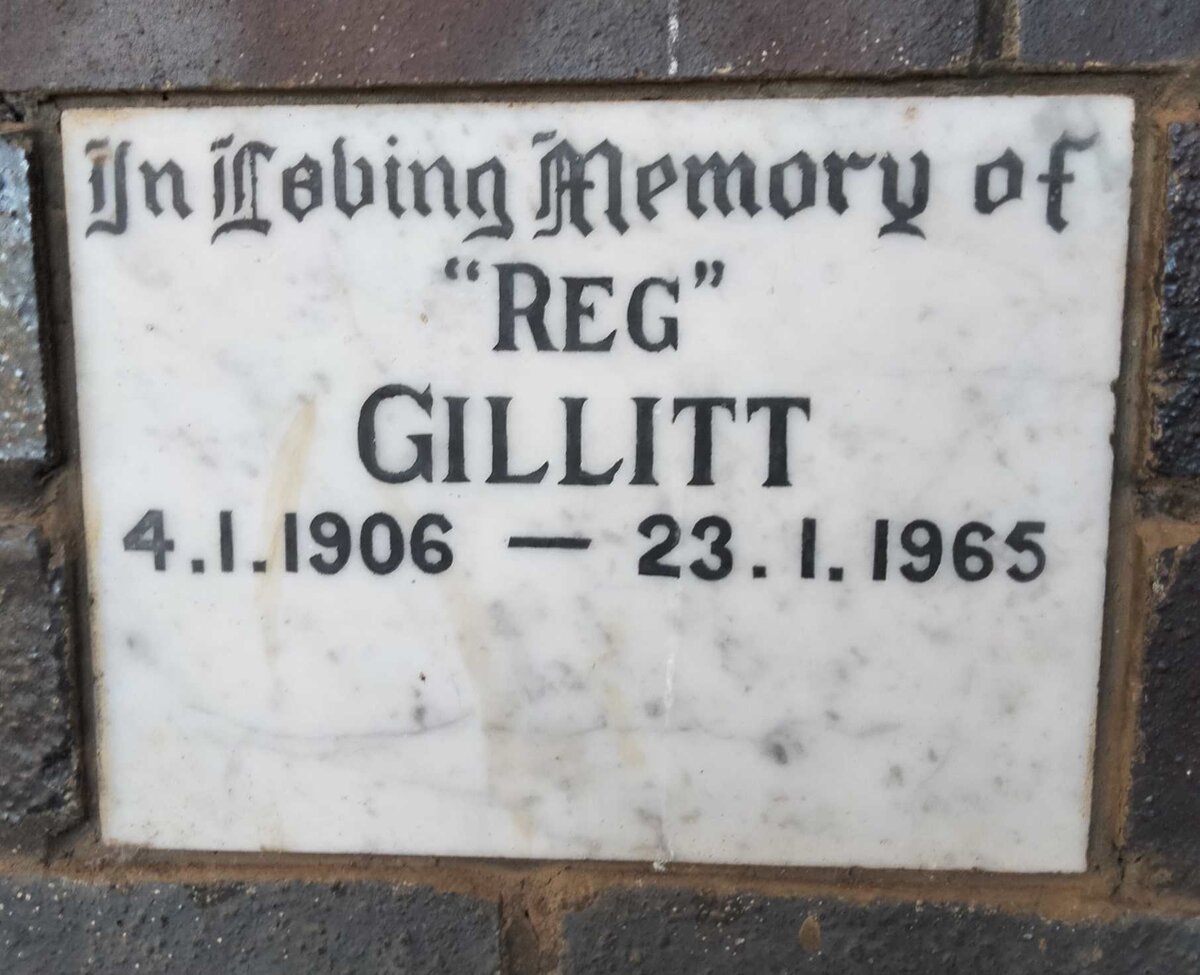 GILLITT Reg 1906-1965