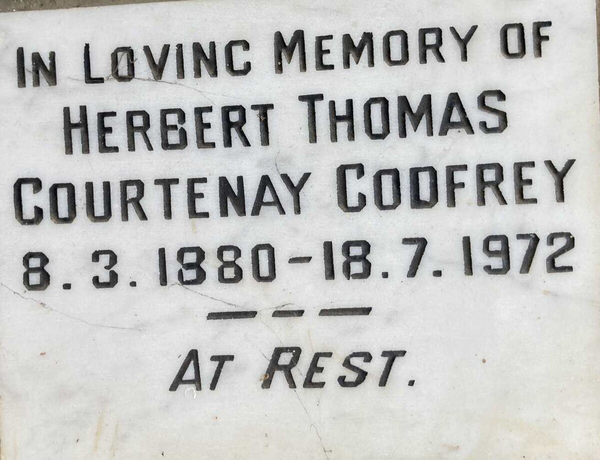 GODFREY Herbert Thomas Courtenay 1880-1972