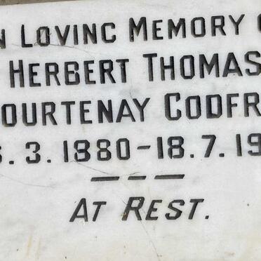 GODFREY Herbert Thomas Courtenay 1880-1972