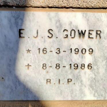 GOWER E.J.S. 1909-1986