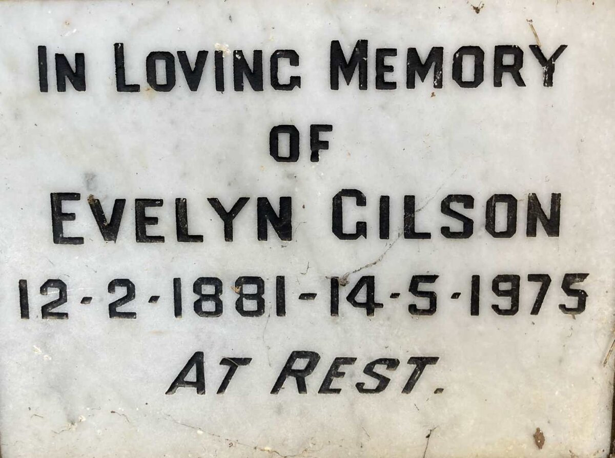 GILSON Evelyn 1881-1975