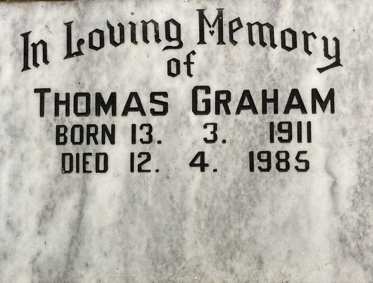GRAHAM Thomas 1911-1985