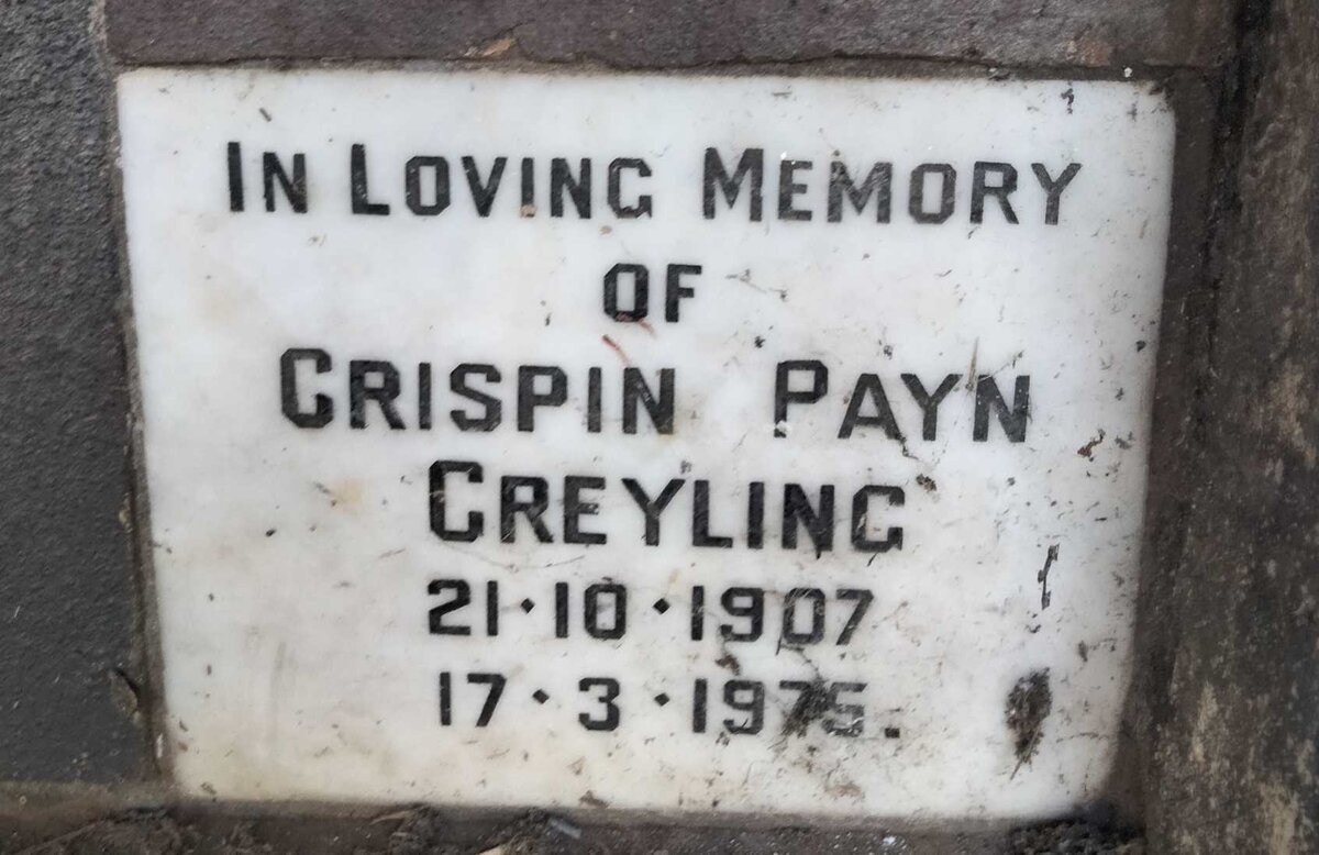 GREYLING Crispin Payn 1907-1975