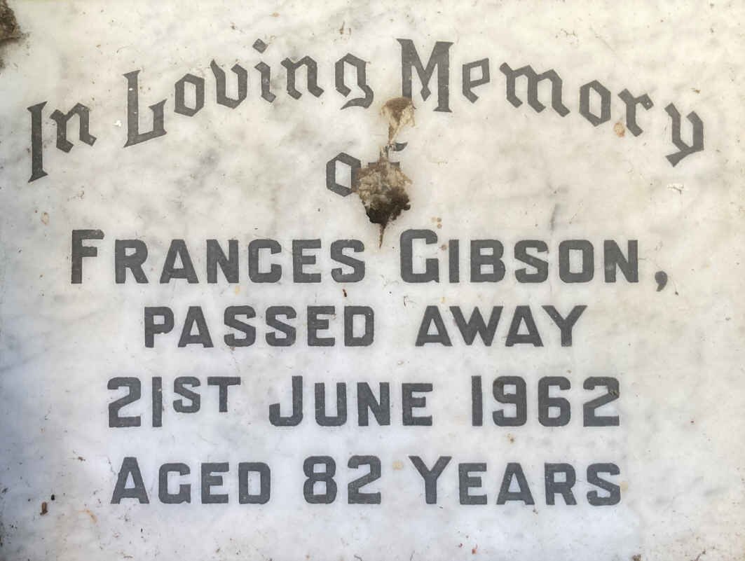 GIBSON Frances -1962