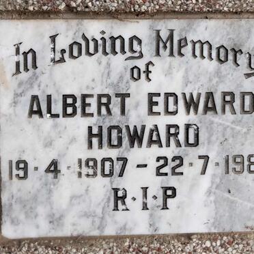 HOWARD Albert Edward 1907-1984