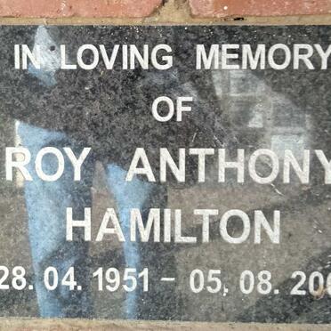 HAMILTON Roy Anthony 1951-2001