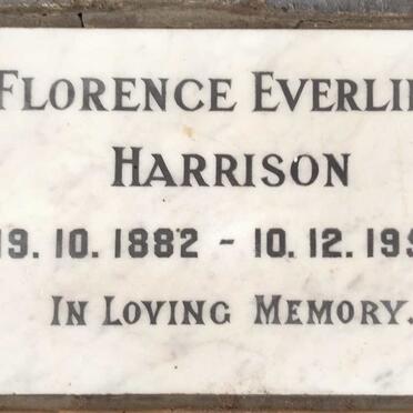 HARRISON Florence Everline 1882-1958