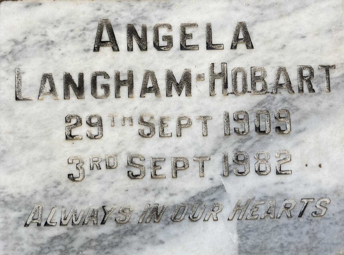HOBART Angela, LANGHAM 1909-1982
