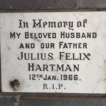 HARTMAN Julius Felix -1966