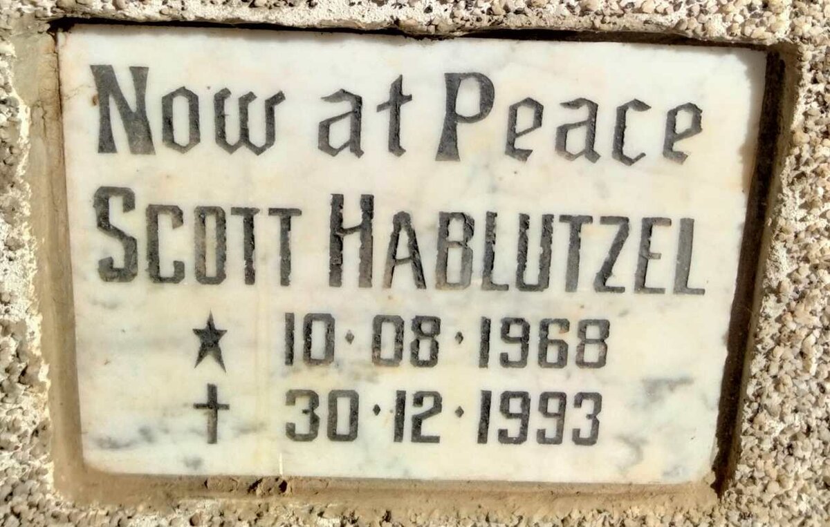 HABLUTZEL Scott 1968-1993