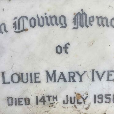 IVES Louie Mary -1958