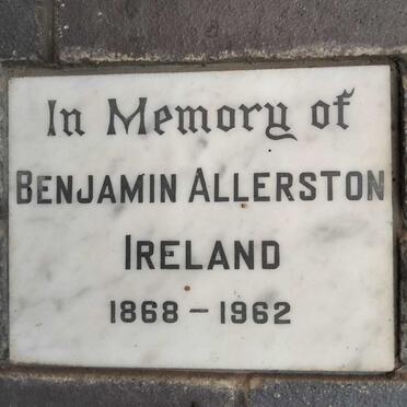 IRELAND Benjamin Allerston 1868-1962
