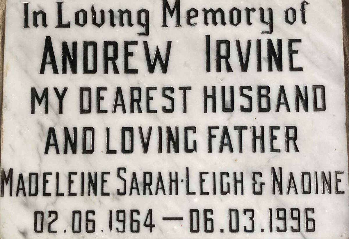 IRVINE Andrew 1964-1996