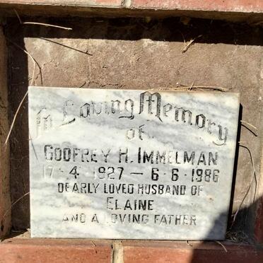 IMMELMAN Godfrey H. 1927-1986