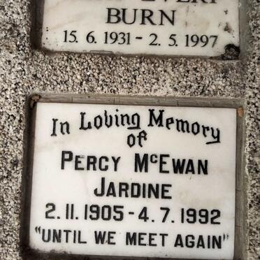 JARDINE Percy McEwan 1905-1992