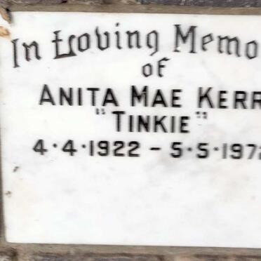 KERR Anita Mae 1922-1972
