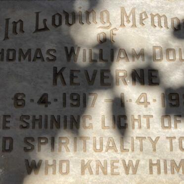 KEVERNE Thomas William Douglas 1917-1981