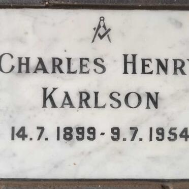 KARLSON Charles Henry 1899-1954