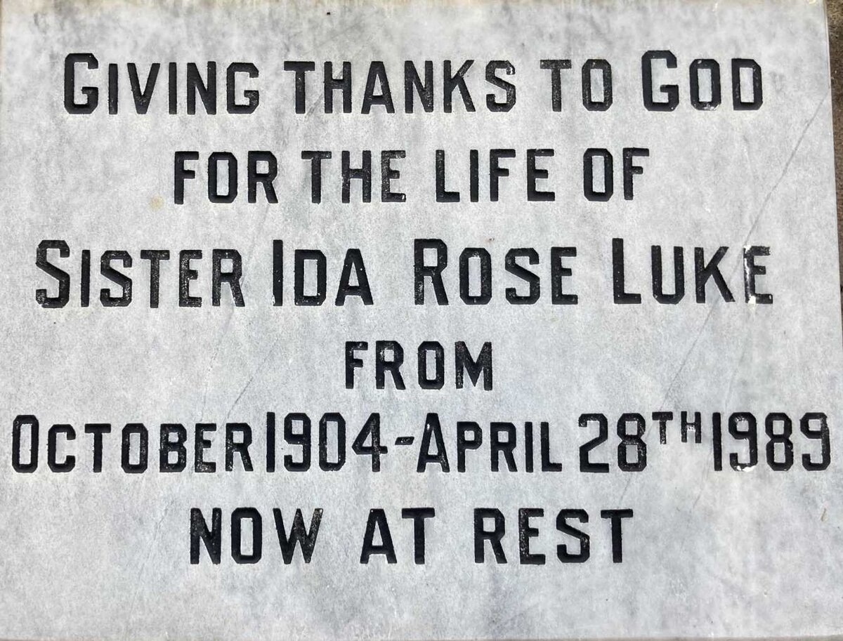 LUKE Ida Rose 1904-1989
