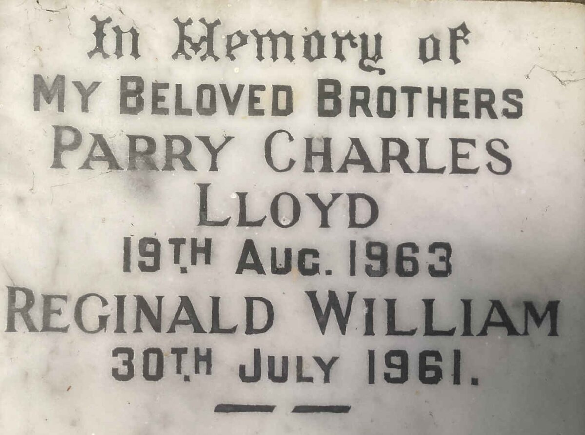 LLOYD Parry Charles -1963 :: LLOYD Reginald William -1961