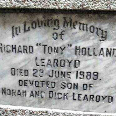 LEAROYD Richard Holland -1989