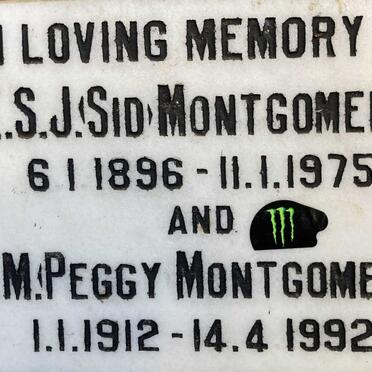 MONTGOMERY E.S.J. 1896-1975 & O.M. 1912-1992