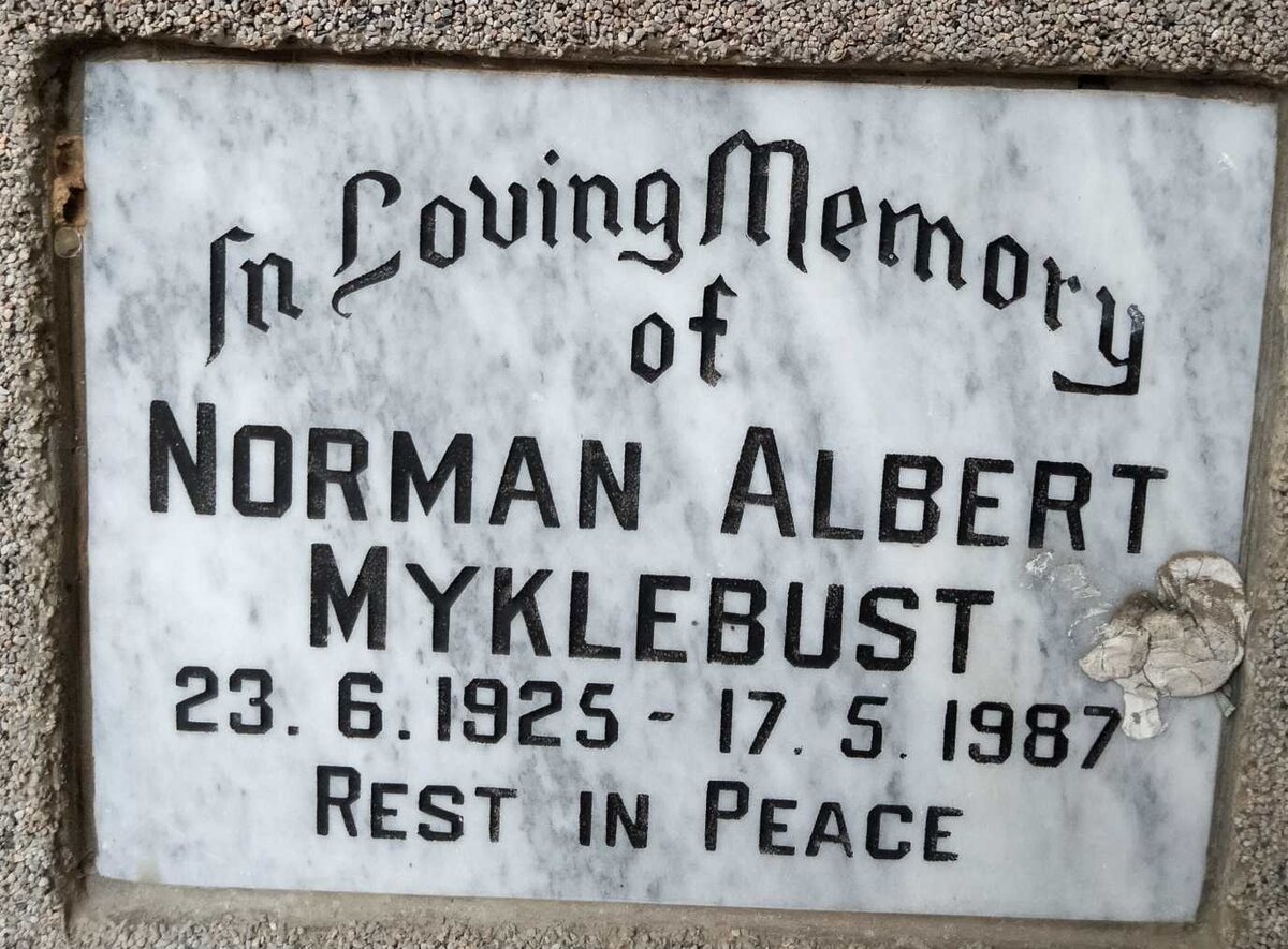 MYKLEBUST Norman Albert 1925-1987