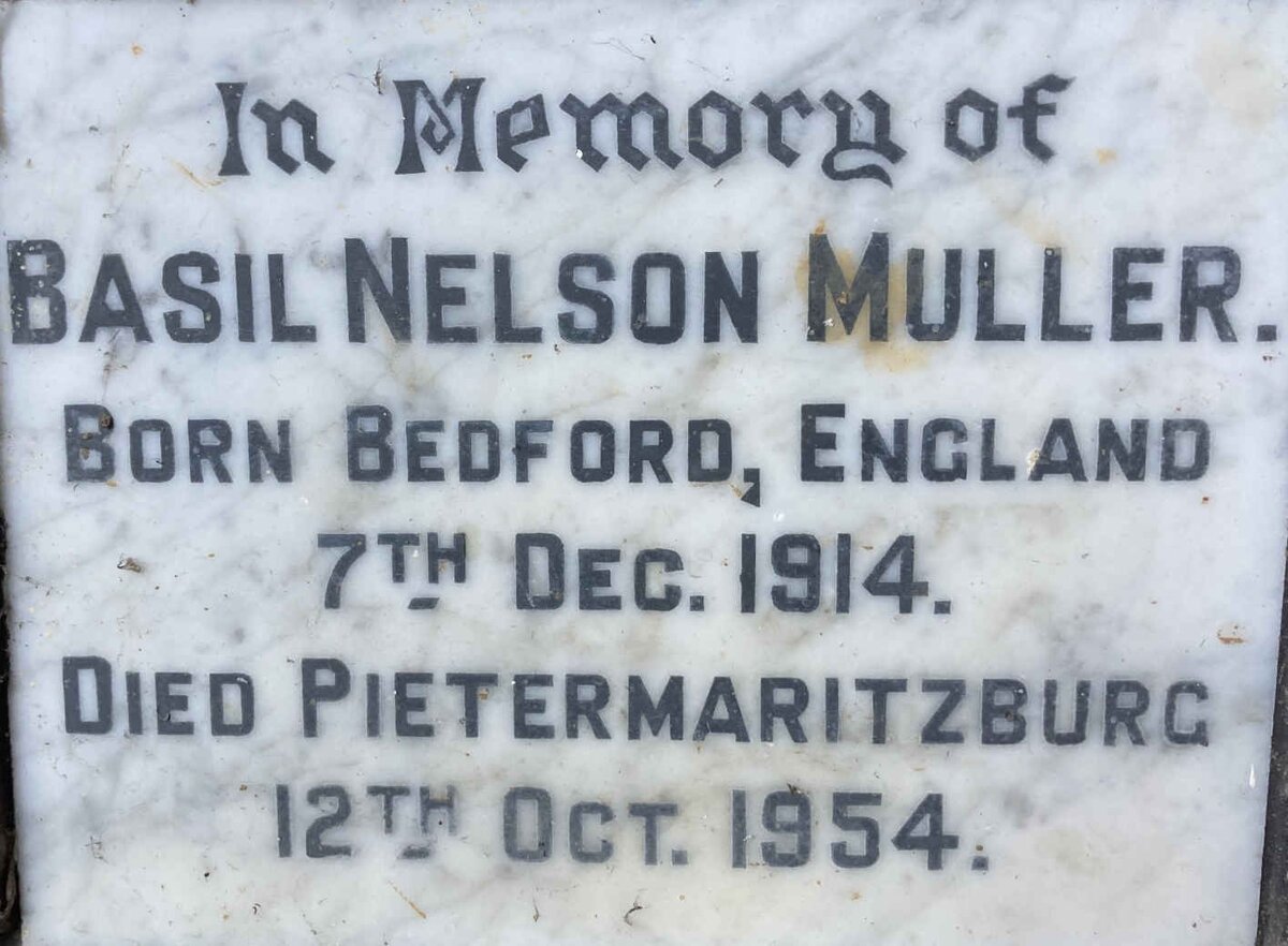 MULLER Basil Nelson 1914-1954