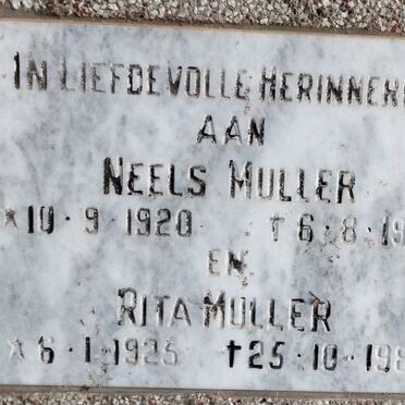 MULLER Neels 1920-1984 & Rita 1925-1986