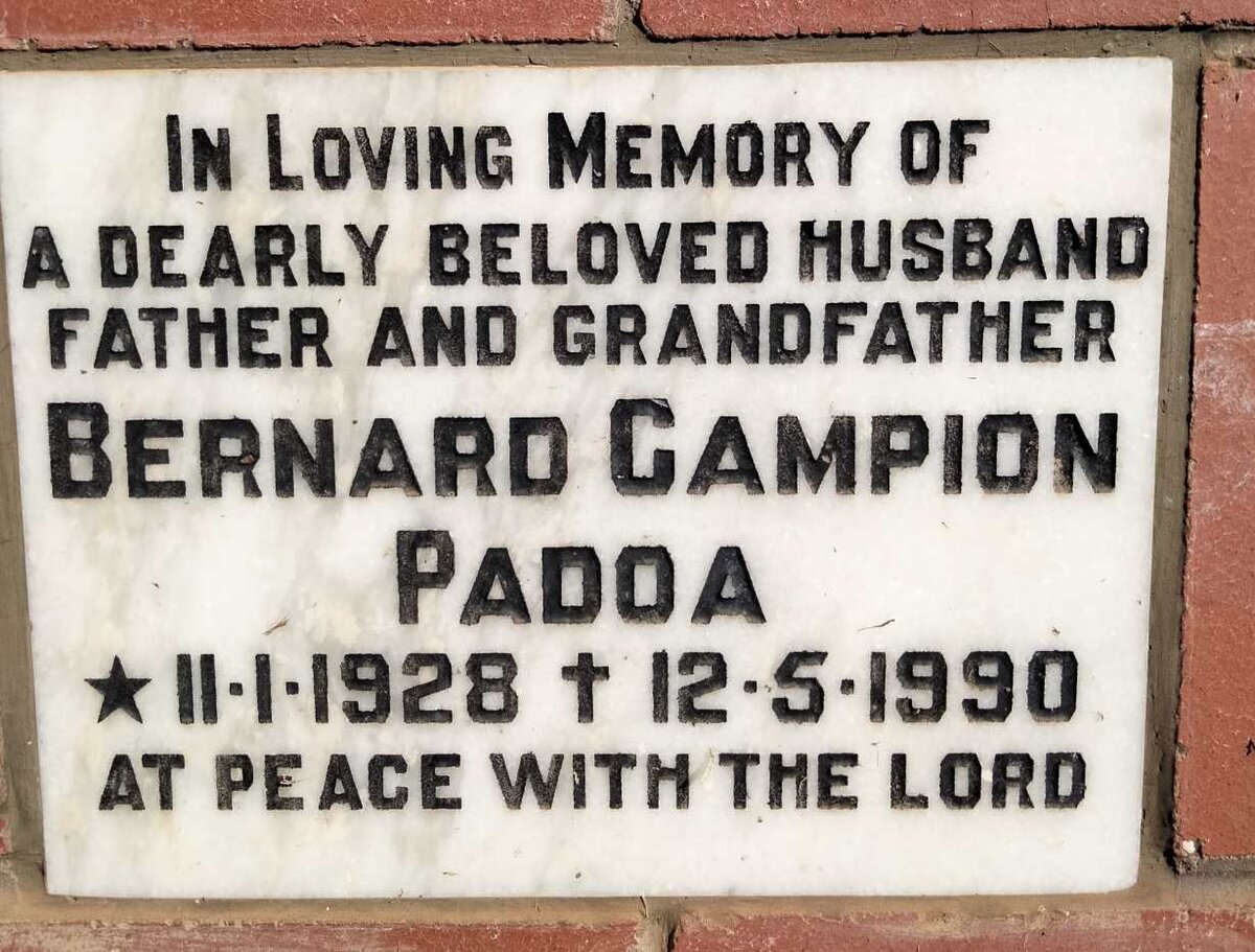 PADOA Bernard Campion 1928-1990