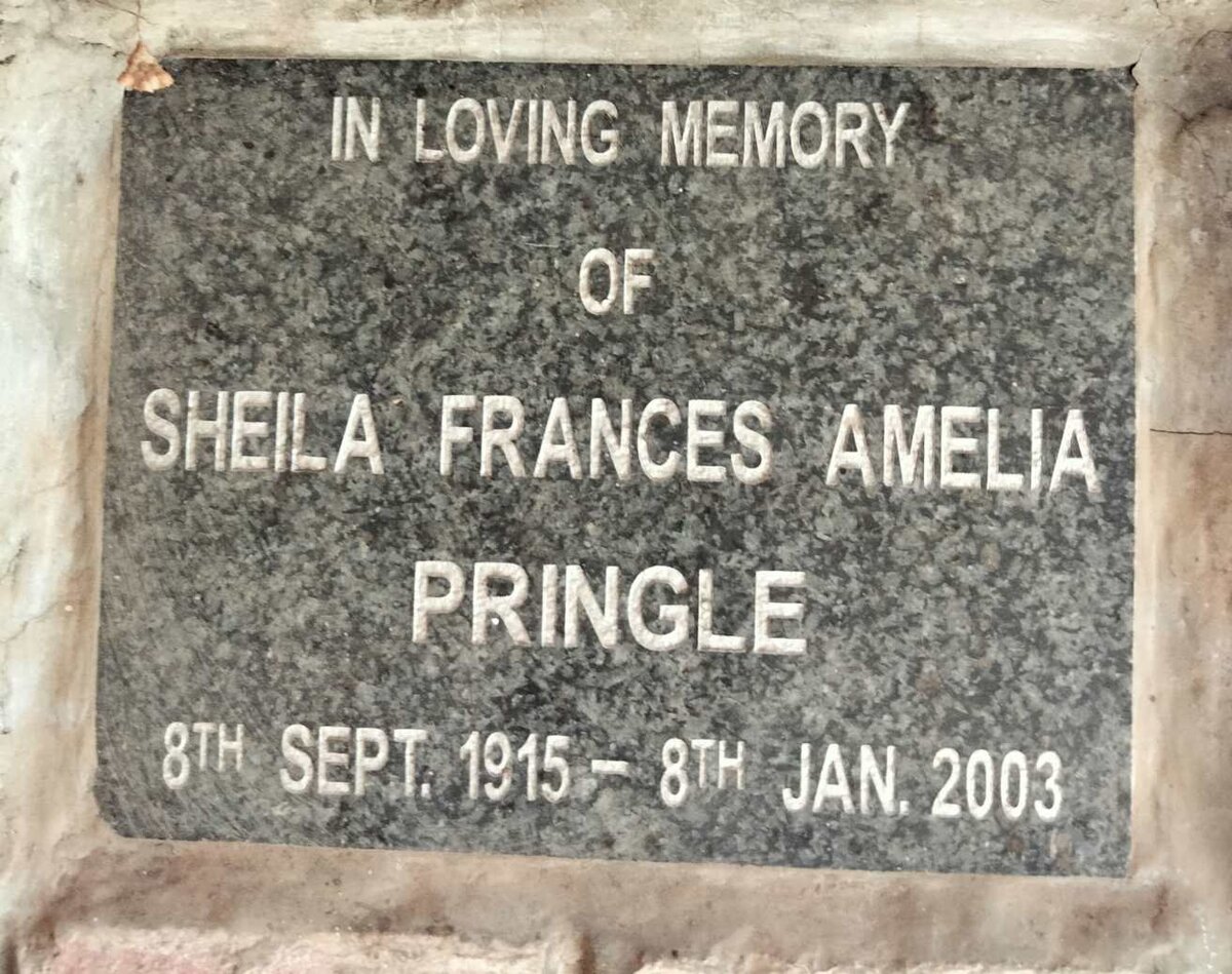 PRINGLE Sheila Frances Amelia 1915-2003