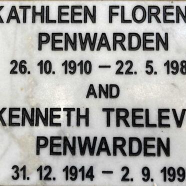 PENWARDEN Kenneth Treleven 1914-1999 & Kathleen Florence 1910-1985 