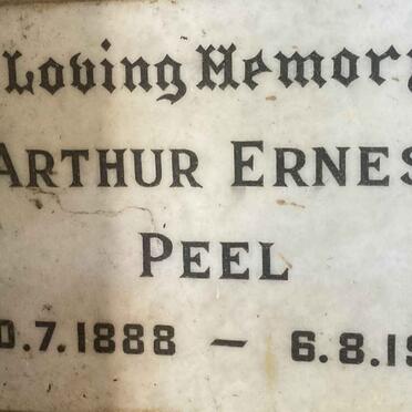 PEEL Arthur Ernest 1888-1963