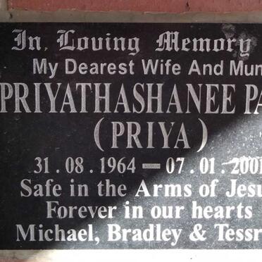 PAUL Priyathashanee 1964-2001
